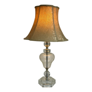 Vintage Cut Glass Table Lamp