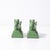 1930s Pair of Green Enameled Double Greyhound Bookends Signed Nuart Creations For Sale - Image 5 of 10
