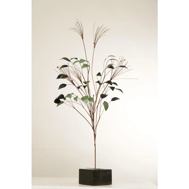 1960s 1960s Curtis Jere Mixed-Media Metal Tree Sculpture For Sale - Image 5 of 13