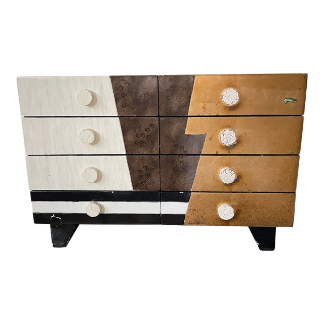 1980s Lam Lee Memphis Style Large Jewelry Chest For Sale