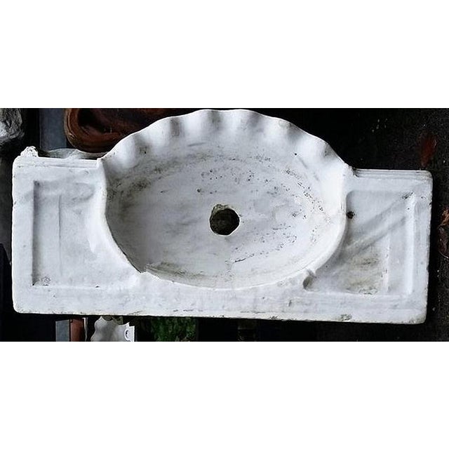 Antique Marble Sink, 1900s For Sale - Image 3 of 6