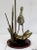 Copper Great Brass Heron Table Lamp, 1970s For Sale - Image 8 of 18