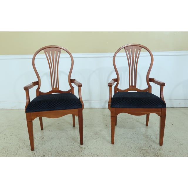Set of 6 Harden Solid Cherry Dining Room Chairs Chairish