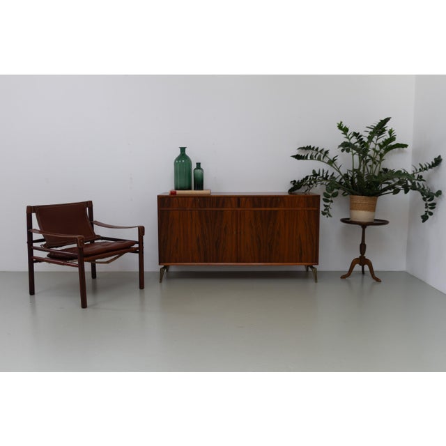 1960s Brown Sirocco Safari Lounge Chair in Rosewood by Arne Norell for Aneby Mobler, Sweden, 1970s For Sale - Image 5 of 18
