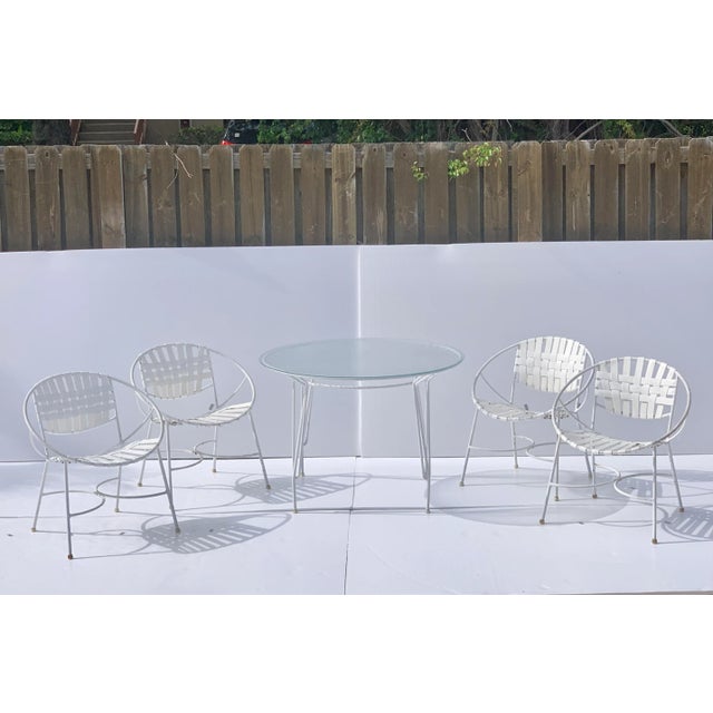 1960s Mid-Century Modern Wrought Iron Patio Set For Sale - Image 13 of 13
