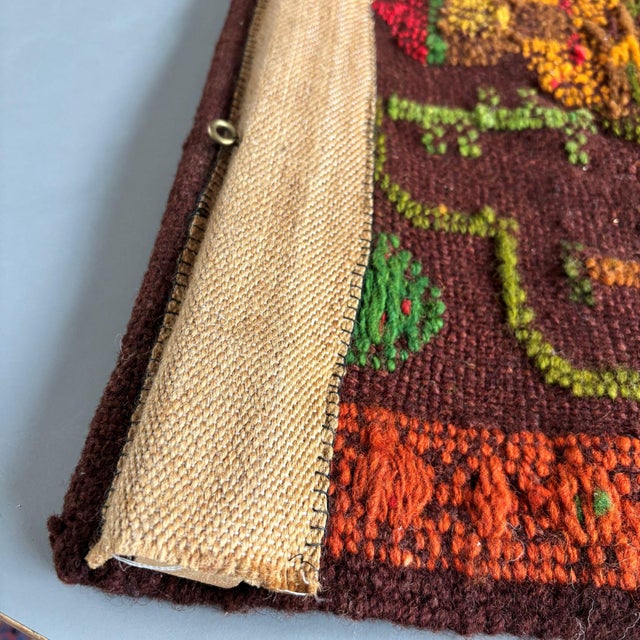 Textile Vintage Polish Wall Tapestry, 1960s-1970s For Sale - Image 7 of 8
