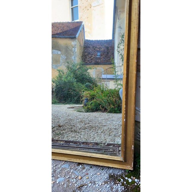 Louis Philippe Style Stucco and Gilt Wood Mirror, 1890s For Sale - Image 4 of 8