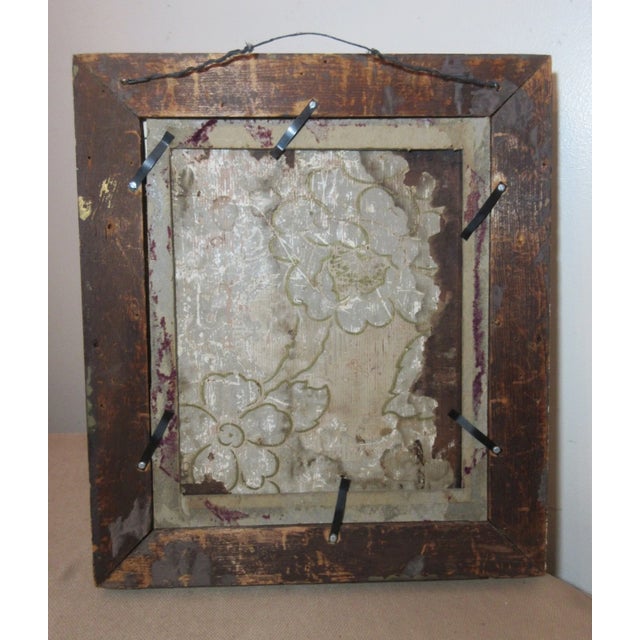 Black Antique 18th Century Saint Mary Magdalene Skull Religious Oil Painting on Panel For Sale - Image 8 of 11