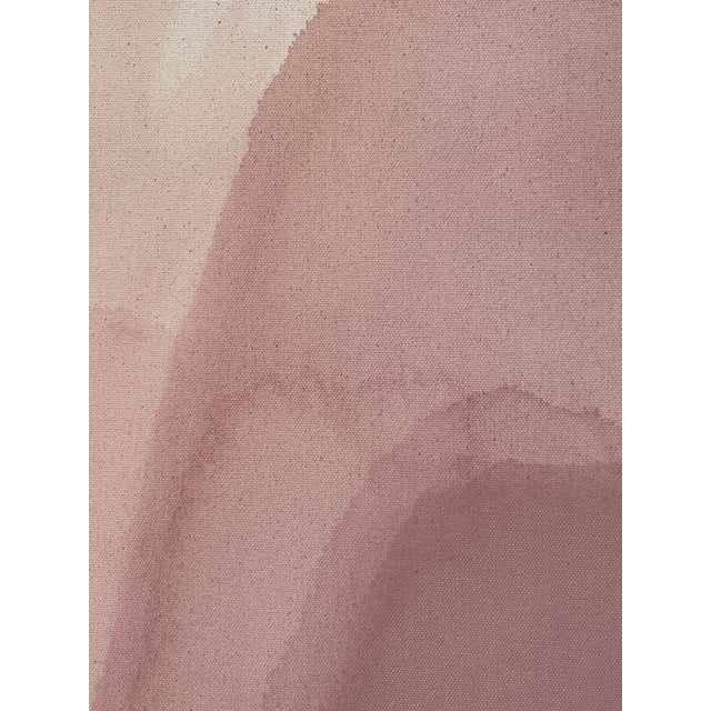 Blush "Pointe" Layered Blush Tones Minimalist Color Field Painting For Sale - Image 8 of 10