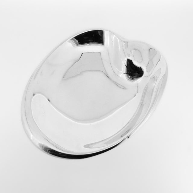 1990s Elsa Peretti for Tiffany & Co. Sterling Silver 'Thumbprint' Dish or Vide Poche For Sale - Image 5 of 13