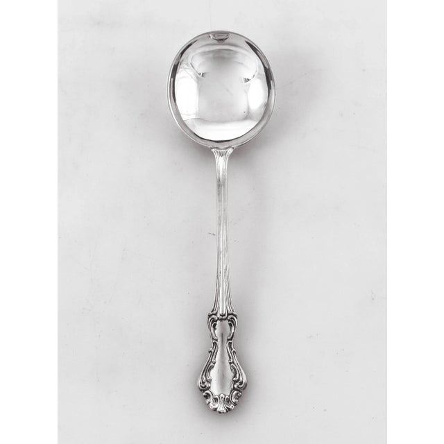 Mid-Century Modern Sterling Flatware 12/5 Settings - 60 Pieces For Sale - Image 3 of 9