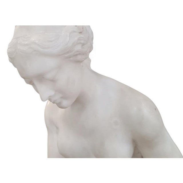 Venus Bathing, 19th Century, Alabaster For Sale - Image 4 of 11
