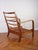 Brown Art Deco Upholstered Walnut Lounge Chair, 1930s For Sale - Image 8 of 18