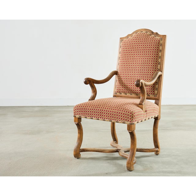 Set of Six Minton-Spidell Louis XIII Os De Mouton Dining Chairs For Sale - Image 15 of 18