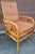 Late 20th Century Late 20th Century Set of Four Brown Jordan Rattan, Leather and Upholstered Armchairs For Sale - Image 5 of 10