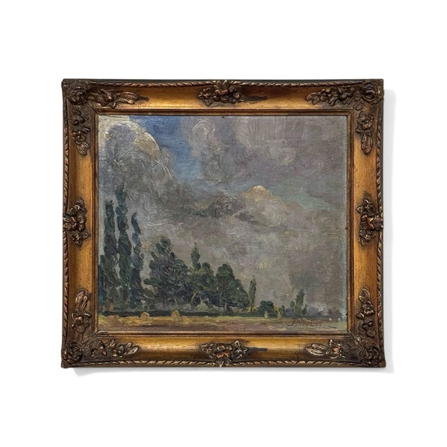 Impressionist Set of 2 Framed Oil Paintings on Panel by Joseph F. DeCoene For Sale - Image 3 of 18
