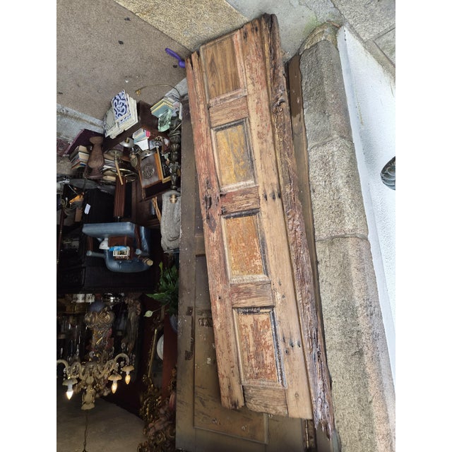 Brown Vintage Chestnut Doors, Set of 2 For Sale - Image 8 of 18