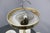 Art Deco Brass Chandelier with Opaline Glass, Czechoslovakia, 1930s For Sale - Image 6 of 15
