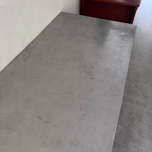 Bistro Table with Stainless Steel Top, in Very Good conditions. Designed 1960 to 1969