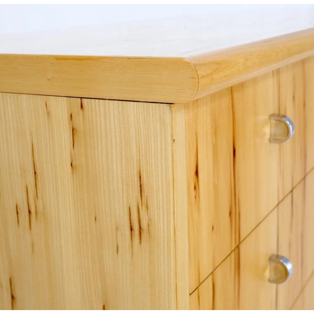 Founders Furniture Company Mid Century Solid Wood Blonde Pecan Veneered 4 Drawers Dresser by Founders For Sale - Image 4 of 13