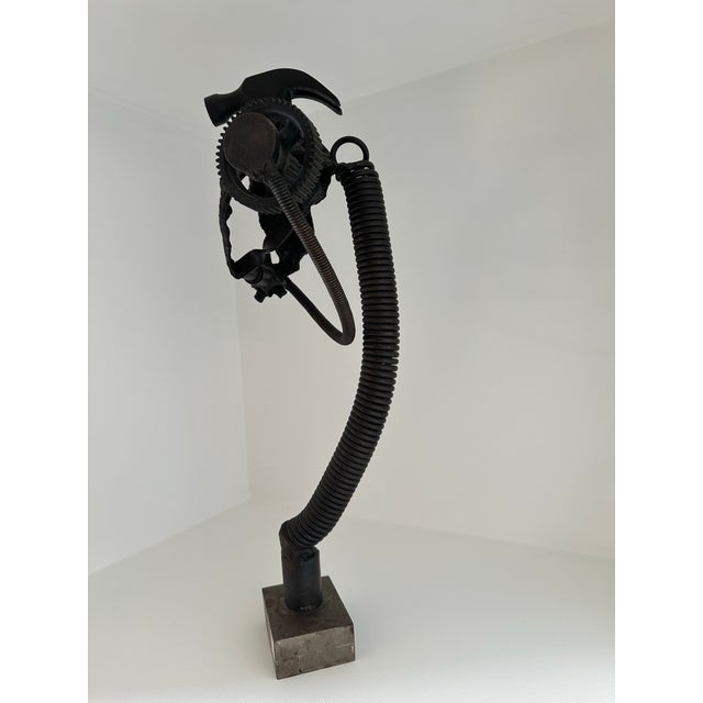 1970s Stan Smokler Metal Found Objects Sculpture For Sale - Image 5 of 11