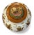 1980s Magnificent Glazed Hand-Painted Pottery Funerary Urn With Foo Dog Finial For Sale - Image 5 of 7
