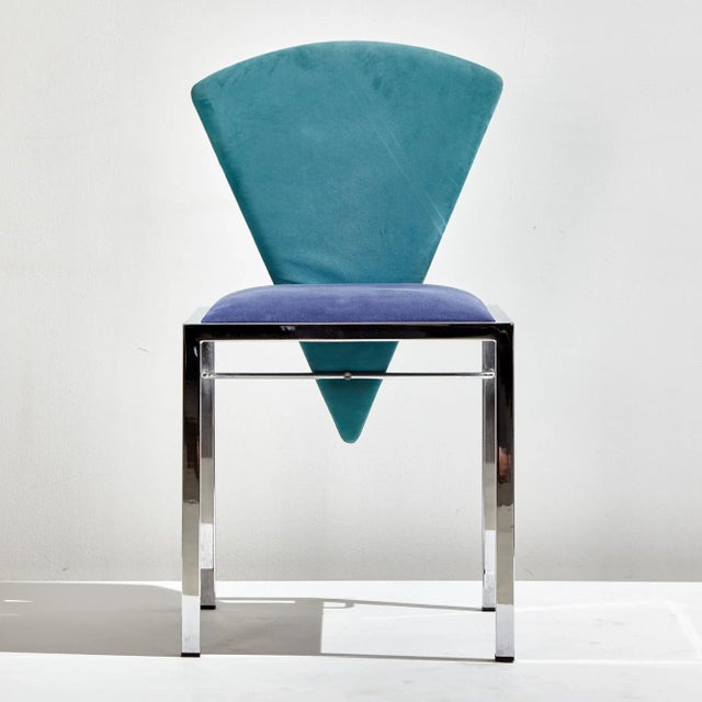 Omaggi Chairs by Salvati & Tresoldi for Saporiti Italia, 1980s, Set of 4 For Sale - Image 16 of 18