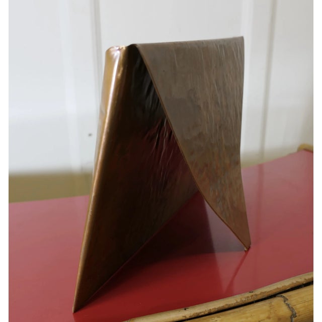 Arts and Crafts Copper Envelope Letter Rack, 1890s For Sale - Image 4 of 7