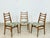 Four very nice vintage chairs in good condition. 1960s German design, very good condition. Dimensions: Height: 94 cm, Seat...