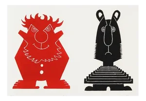 Jean Sariano, Le Rouge Et Le Noir, Intaglio Etchin