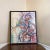 1970s 1970s Vintage Colorful Abstract Expressionist Painting Signed Amy ~ Framed For Sale - Image 5 of 9