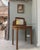 With its delicate appearance and geometric lines typical of the art deco period, this antique oak dressing table brings...