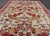 Vintage Turkish Oushak Rug in All-Over Flower Design Background & Simple Boteh Border For Sale - Image 4 of 13