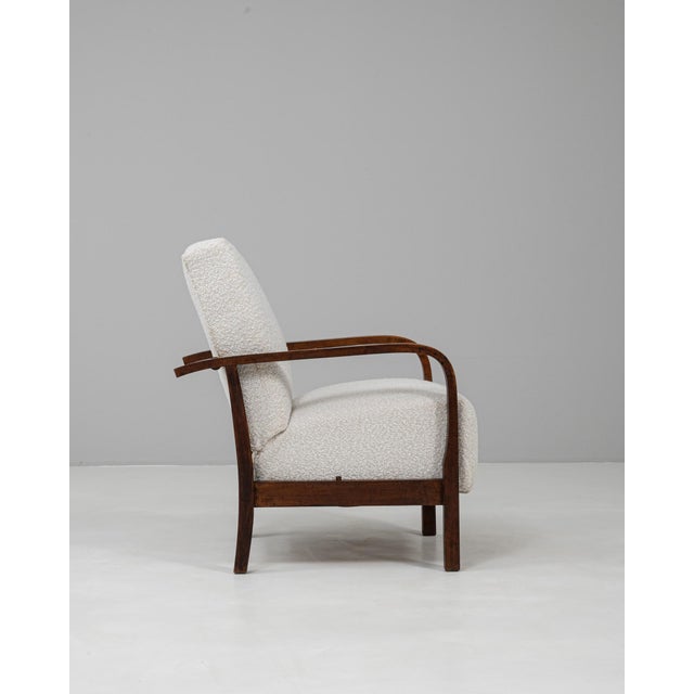 20th Century Czech Reclining Upholstered Armchair For Sale - Image 17 of 18