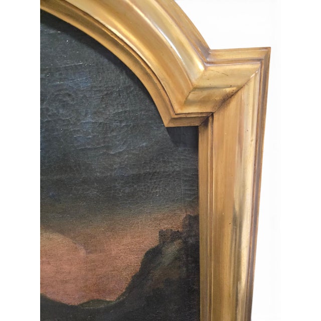 Gold Italian School Artist, Madonna and Child with the Infant Saint John, 1690s, Oil Painting on Canvas, Framed For Sale - Image 8 of 15