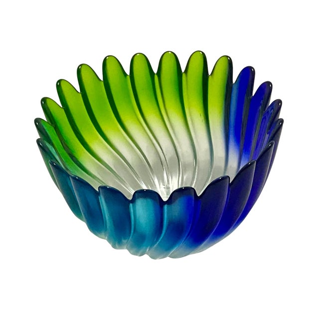 Studio Nova Solaris Glass Bowl by Walther Glas of Germany For Sale - Image 4 of 10