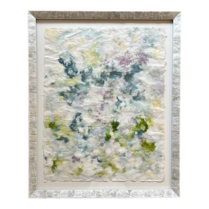 1980s Framed Abstract on Fabric