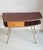 Kidney-Shaped Hallway Cabinet with Storage and Drawer, 1950s For Sale - Image 4 of 4