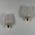 Metal Large Vintage Wing Wall Sconces from Barovier & Toso, Italy, 1980s, Set of 2 For Sale - Image 7 of 17