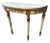 La Barge Neo Classical Italian Gilded Demilune Console For Sale