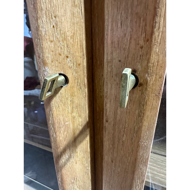 Mid-Century Modern James Mont Asian Chinoiserie China Cabinet For Sale - Image 3 of 15