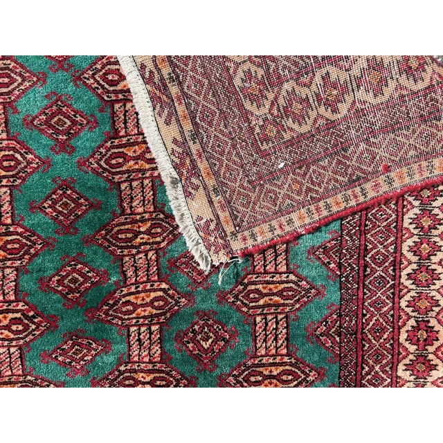 Forest Green Vintage Middle Eastern Rug, 1970s For Sale - Image 8 of 10