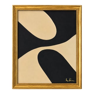 Organic Rhythm — Mid-Century Inspired Abstract by Bryan Boomershine, Framed For Sale