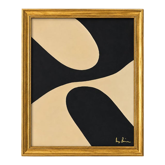 Organic Rhythm — Mid-Century Inspired Abstract by Bryan Boomershine, Framed For Sale