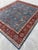 2000 - 2009 Vintage Blue Persian Sultanabad Hand-Knotted Rug, 10'00 X 14'00 For Sale - Image 5 of 9