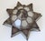 Late 20th Century Moroccan Moorish Star Shape Frosted Glass Lantern Light Shade For Sale - Image 5 of 17