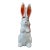 Vintage Ceramic Bunny With Bow Japan Figurine For Sale