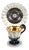 Viennese Imperial Porcelain Collecting Cup with Silver and Gold, 1824, Set of 2 For Sale