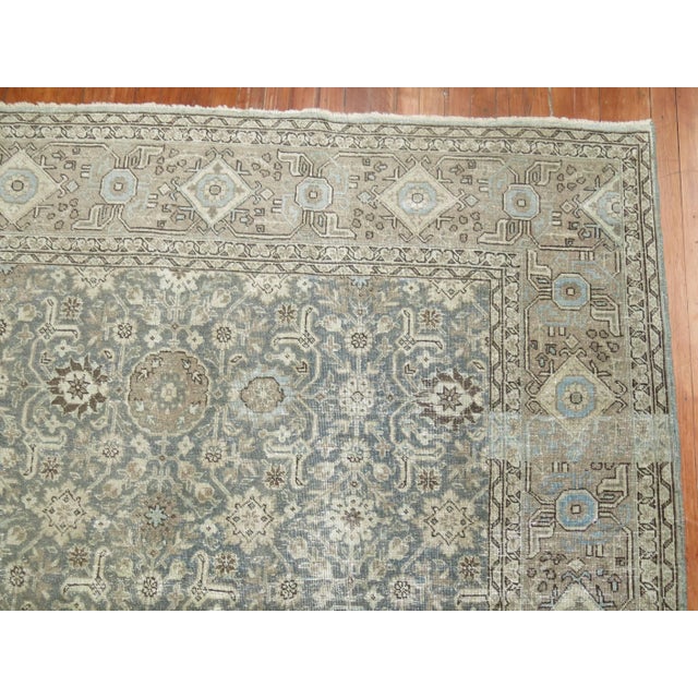 Early 20th Century Antique Persian Tabriz - 9' x 12'8" For Sale - Image 5 of 18