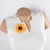 Cilea Paris designed this stunning, dimensional, floral-inspired brooch. This hand-made artisanal resin piece features a...